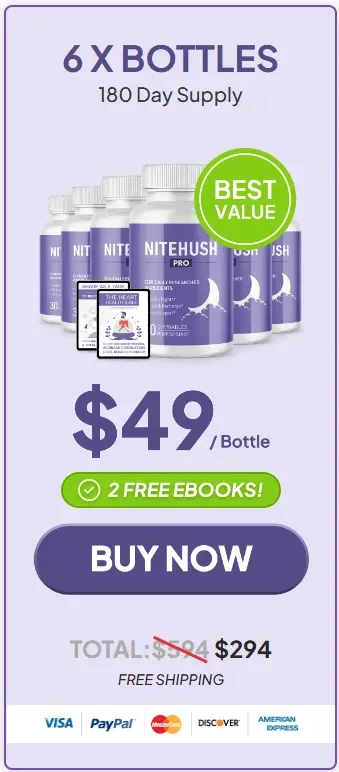 nitehush pro Buy 6 Bottles